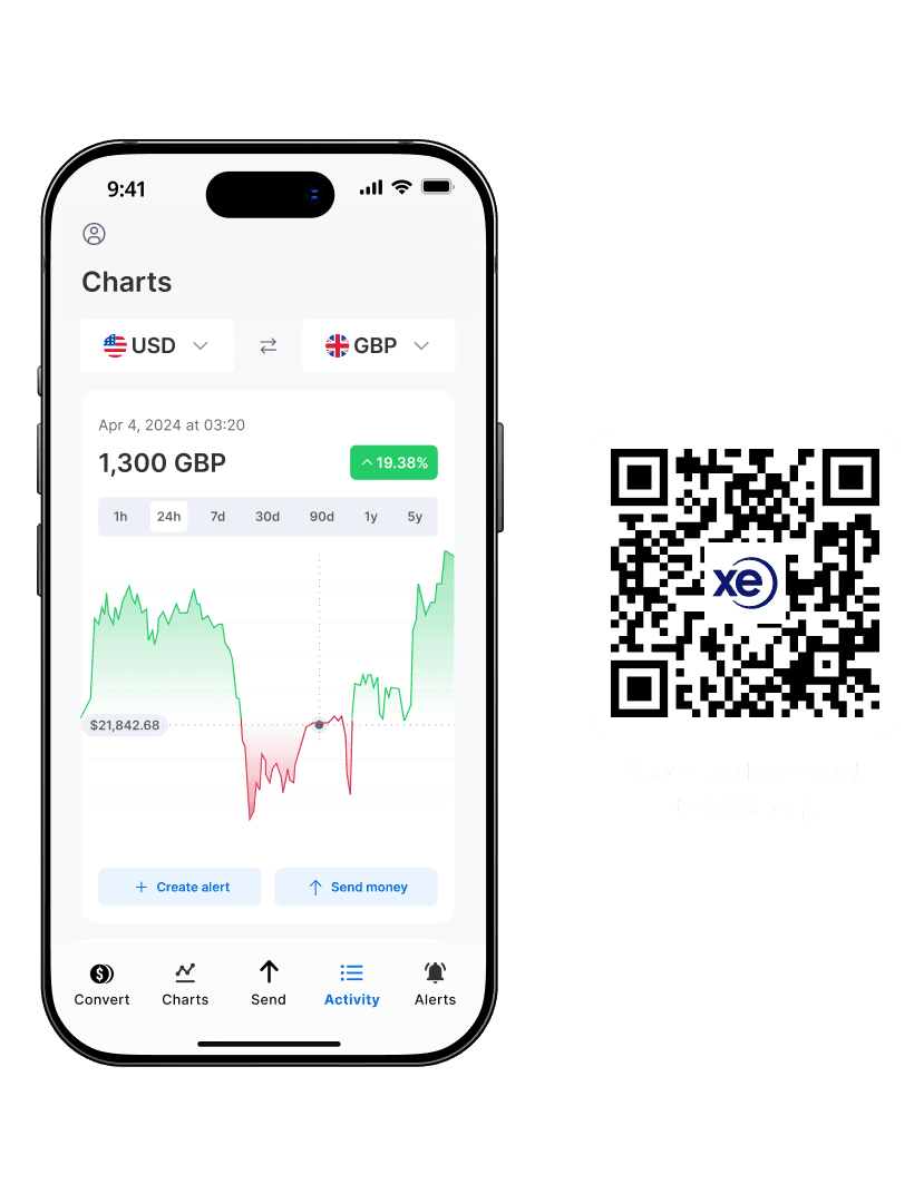 Currency converter & money transfer app